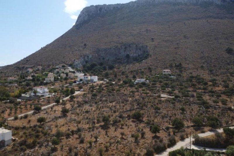 Kokkino Chorio Kreta, Kokkino Chorio: Malerisches Grundstück mit Meerblick und Baurechten zu verkaufen Grundstück kaufen
